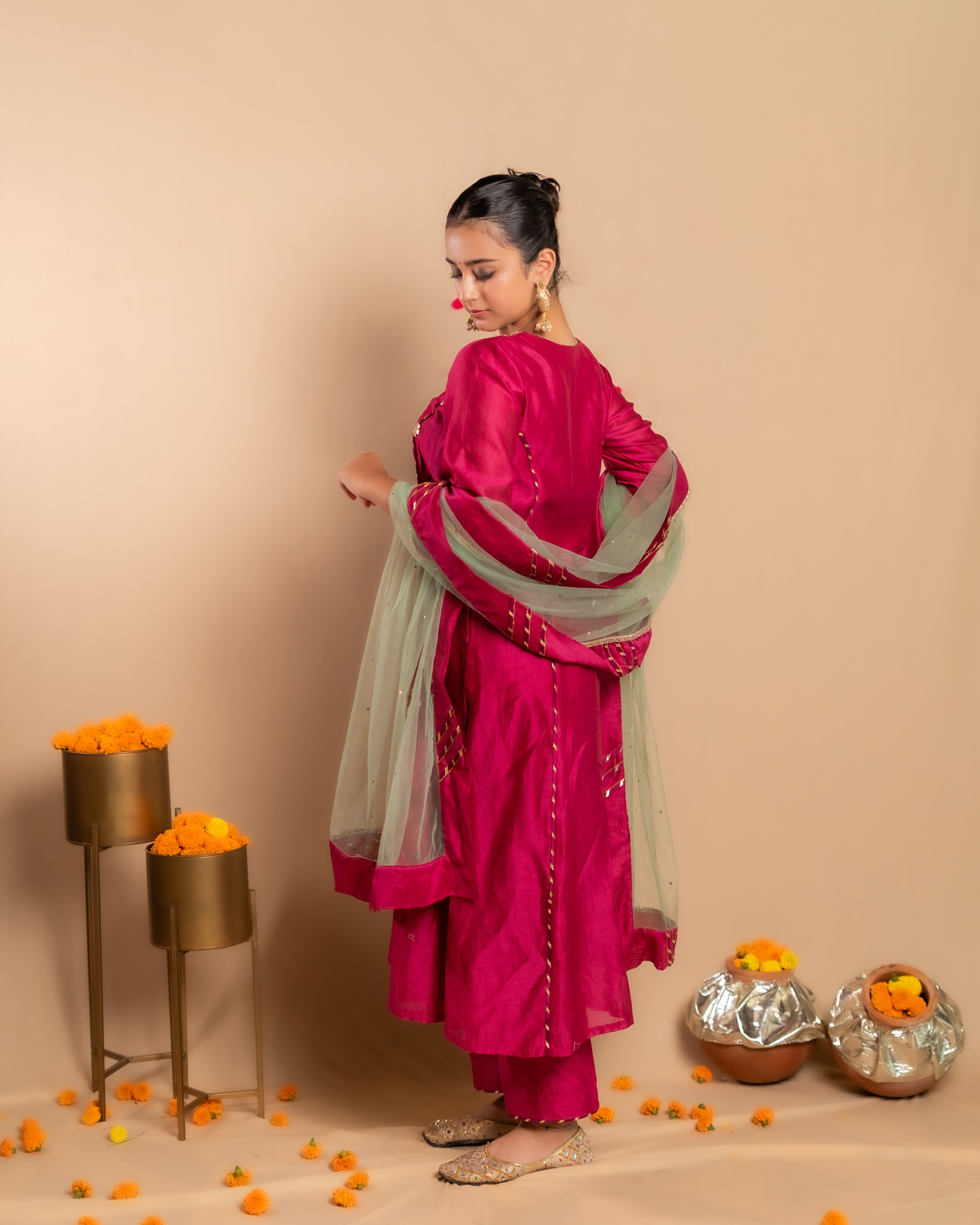 Hot pink ( Three piece Set)